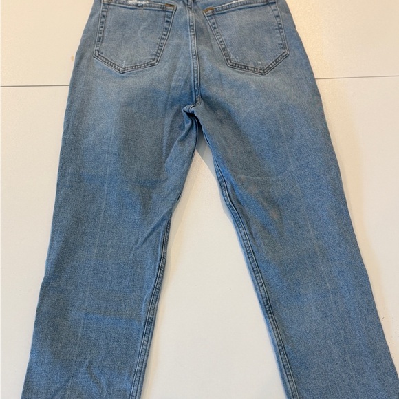 Abercrombie & Fitch Light Blue Straight Leg Jeans - Picture 4 of 4